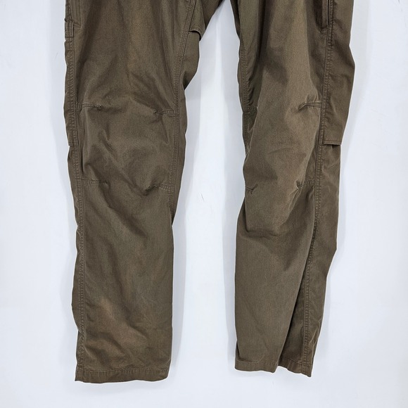 Kuhl Pants Mens Sz 36 x 36 Cargo Utility Hiking Outdoors Dark Olive Gray - Picture 3 of 14